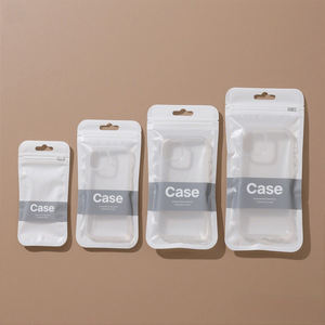 Custodia personalizzata Opp trasparente sacchetti di plastica con Logo trasparente custodia per cellulare sacchetti richiudibili per custodia per telefono - Product Image 2