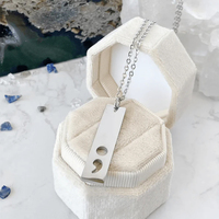 Collier barre semi-colon, bijoux de sensibilisation à la santé mentale, cadeau inspirant de force pour les survivants du cancer