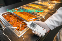 Termometer Makanan Digital Tahan Air Testo 108 untuk Produksi, Pengolahan, dan Penyimpanan Makanan 0563 1080