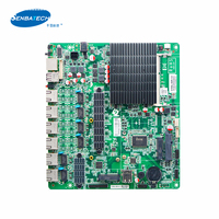 D19SL 6lan ports carte graphique carte mère wifi routeur carte pcb PS2 SIM Celeron J1900 DDR3L pare-feu/routeur carte mère