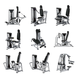 Máquina de fuerza comercial para gimnasio con carga de placas 45 °   Máquina de <span class=keywords><strong>prensa</strong></span> de piernas y cuádriceps de 45 grados para gimnasio - Product Image 2
