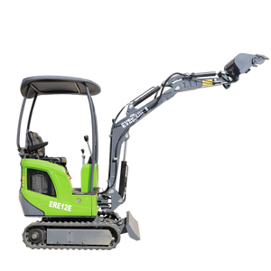ERE12E 1.1 Ton Electric Mini Crawler Excavator Lithium <b>Battery</b> Compact Digger for Construction & Garden Use - Product Image 4