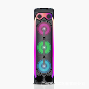 JBA <b>Bluetooth</b> Speaker 12-Inch Dual Drivers <b>Wireless</b> <b>Microphone</b> Portable Square Dance RGB Light Outdoor Karaoke - Product Image 4
