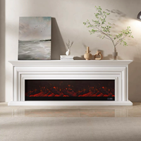 Table basse et meuble TV combinés, style minimaliste moderne, en bois massif, pour salon et chambre, pose au sol, respectueux de l'environnement