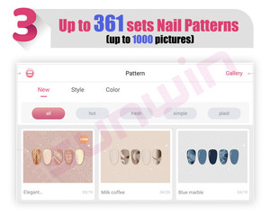 Điên 10 Thứ Hai Có Được Một Sơn Móng Tay Làm Máy Tự Làm Tùy Chỉnh Mô Hình Móng Tay Nghệ Thuật Máy In 3D Thông Minh Tự Động Móng Tay Máy In - Product Image 6