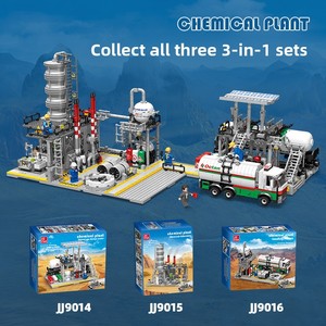 Set de Construcción MOC de Complejo Industrial - Planta Química y Centro de <span class=keywords><strong>Reserva</strong></span> de Gas, Modelo de Ingeniería Modular con Vista a la Calle para Coleccionistas Adultos - Product Image 4