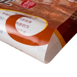 Bolsa de pie de papel Kraft marrón reciclable personalizada con cremallera y ventana PET/BOPP plástico a prueba de humedad para embalaje - Product Image 2