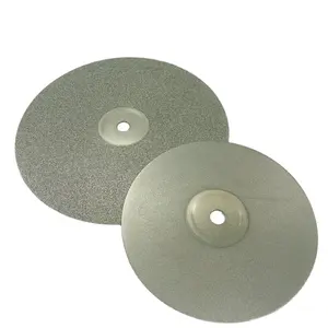 lapidary flat lap 6 inch electroplated diamond grinding disc for gemstone polishing