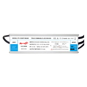 200W IP67 Waterproof CV TRIAC/0-10V/1-10V/10V PWM/RX Dimmable LED Strip Driver 100-240V AC-DC 12V/24V LED Light Box Power Supply - Product Image 3