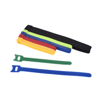 Attaches-câbles auto-agrippants réutilisables double face en nylon écologique et coloré
