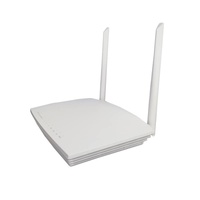 Konverter Media Serat Optik Router Custom OEM GM620 XPON GPON ONU 4GE POTS Dual Band WiFi AC1200 SC dengan Adaptor Daya USB