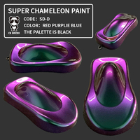 Peinture automobile effet super caméléon 1K, peinture caméléon à changement de couleur, plusieurs couleurs irisées, revêtement de rénovation automobile