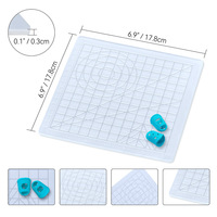 Modèle de base Stylo d'impression 3D Tapis de conception en silicone avec 2 capuchons de doigts Outils de dessin pour tampons et tapis