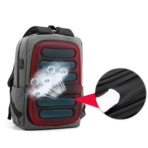 Sac à dos intelligent personnalisé, décontracté, sportif, pour hommes, Mochilas, noir, extérieur, imperméable, école, charge USB, sac à dos pour ordinateur portable - Product Image 6