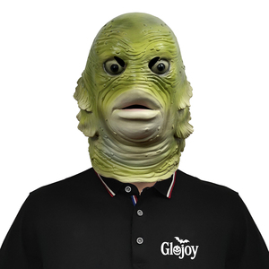 Black Lagoon Kreatur Horror Latex Maske Filmrequisite Halloween Party Rollenspiel Maskerade Kopfbedeckung Anpassbar - Product Image 1