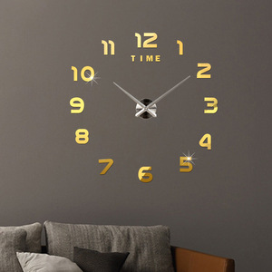 Espejo <span class=keywords><strong>Digital</strong></span> 3D acrílico para pared, pegatina creativa DIY para <span class=keywords><strong>reloj</strong></span>, papel tapiz creativo para sala <span class=keywords><strong>de</strong></span> estar, calcomanías decorativas para murales <span class=keywords><strong>de</strong></span> dormitorio - Product Image 2
