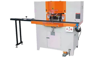Scie à onglets double haute précision LJZ45-350 pour profilés aluminium PVC, machine de découpe à 45 degrés pour portes d'armoires