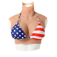 Ventes chaudes, faux seins sexy, gros seins en silicone, formes de seins pour Halloween, accessoire de spectacle, transgenre homme-femme, travesti