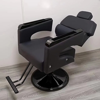Équipement de salon moderne Mobilier de salon de beauté Chaise de barbier rotative pivotante pour la coupe de cheveux