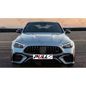 Kit de carrocería para <span class=keywords><strong>Mercedes</strong></span> <span class=keywords><strong>Benz</strong></span> Clase C W206 <span class=keywords><strong>2023</strong></span> cambio a estilo <span class=keywords><strong>C63</strong></span> <span class=keywords><strong>AMG</strong></span> incluye parachoques delantero y trasero con rejilla y labio trasero - Product Image 3
