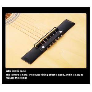 Jelo AG-3 36-inch Acoustic cổ điển Tenor Bass Guitar với 6 dây đồng cổ điển archtop thiết kế mở rộng phạm vi Basswood - Product Image 4