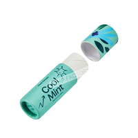 Offre Spéciale papier kraft blanc recyclable conception personnalisée impression petit cylindre torsion vers le haut carton baume à lèvres tube boîte emballage