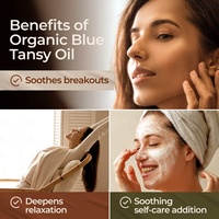 1000ml d'huile de tanaisie bleue marocaine pour diffuseur Huile de tanaisie bleue pure biologique pour le visage