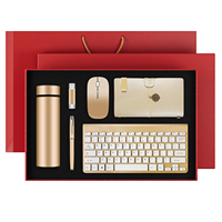 Set Hadiah Bisnis Logo Kustom, Notebook, Keyboard & Mouse Nirkabel, Speaker, Set Hadiah Perusahaan, Set Hadiah Bisnis Mewah