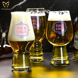 Cerveza artesanal Stout Nucleated Glass 560ml IPA Gafas Sin plomo Vasos de cerveza modernos <span class=keywords><strong>Pub</strong></span> Bar Apto para lavavajillas - Product Image 5