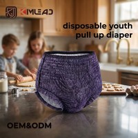 Pantalones Desechables para Incontinencia Juvenil, Delgados, Transpirables, de Alta Absorbencia, con Prevención de Fugas 3D, OEM