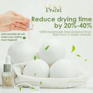 ลูกบอลขน2024ทำจากสักหลาดขนแกะออร์แกนิคเป็นมิตรกับสิ่งแวดล้อม - Product Image 6