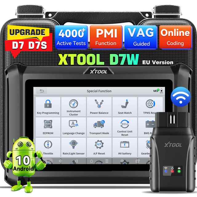 D7W EU Diagnosis Machine Car Key Programmer Xtool D7W EU Car Code Scanner Auto Key Programmer for Cars Universal 2025 NEW