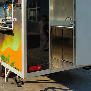 Rimorchio per Catering Commerciale in Vetroresina con Cucina Completa per Servizio di Street <span class=keywords><strong>Food</strong></span>, Caramelle, Snack, Hamburger, Churros, Tacos - Product Image 5