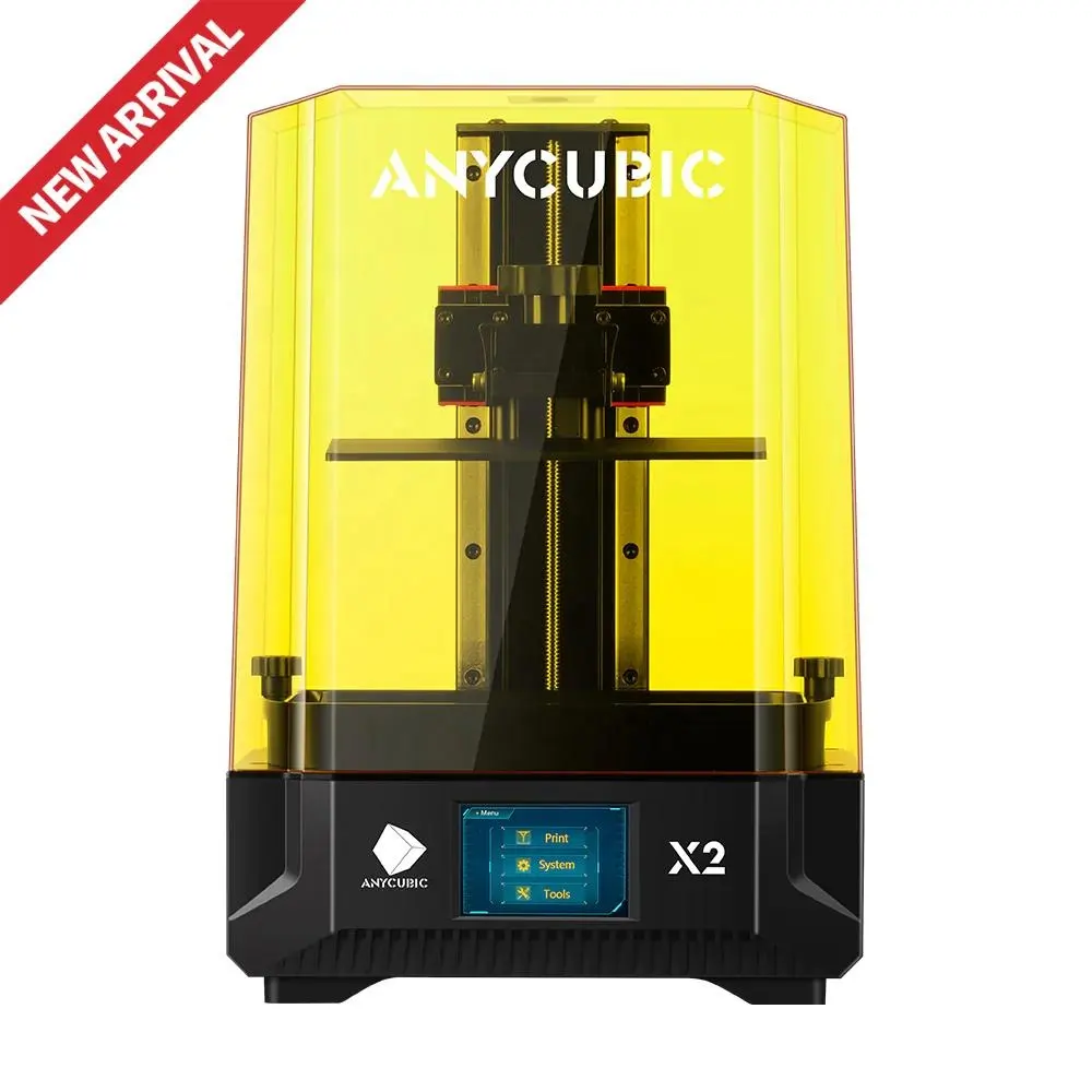 Anycubic Wholesale Photon Mono X2 Large 7.7*5*7.8 inch Printing Size 9.1" 4K SLA LCD High Precision Resin 3D Printer