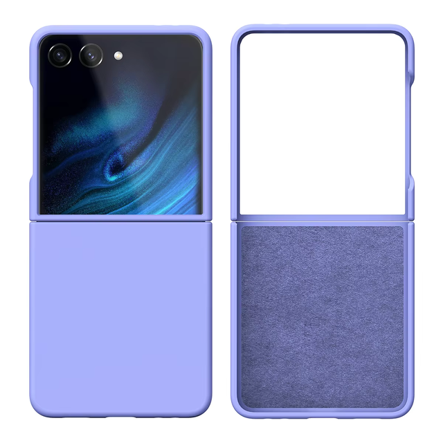 For Samsung for Galaxy Z Flip 7 Liquid Silicone Case New Product-Real Foldable Shockproof Mobile Phone Case for Galaxy Z Flip 6