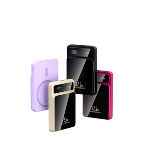 Banque d'alimentation magnétique sans fil de haute qualité d'usine Chargeur de charge rapide portable haute capacité 10000mah et 5000mAh - Product Image 1