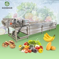 Appareil pour nettoyer les fruits et le jujube. Laveuse à bulles et séchage pour les légumes.