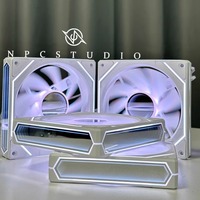Ventilateurs de Refroidissement LED 5V 3 Broches Silencieux pour Boîtier PC, 120mm Super ARGB Rose Macho Prism 6PRO NPC's, pour CPU Gaming