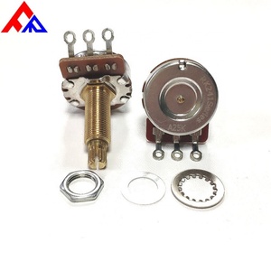 Potenciómetro de ajuste fino de 24 mm para guitarra eléctrica de tamaño completo con eje de cobre metálico, venta directa de fábrica, resistente - Product Image 5
