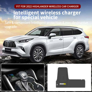 ที่ชาร์จไร้สายในรถยนต์แบบเร็ว Qi และที่วางโทรศัพท์ ใช้ได้กับรถยนต์โตโยต้า 4Runner - Product Image 4