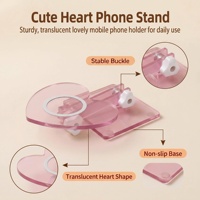 Support de téléphone magnétique multifonctionnel en acrylique transparent, réglable, pour bureau et cadeau personnalisé – Vente en gros usine