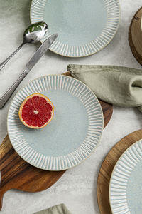 Nouveau design personnalisé de vaisselle en porcelaine de restaurant ensembles d'assiettes classiques - Product Image 4