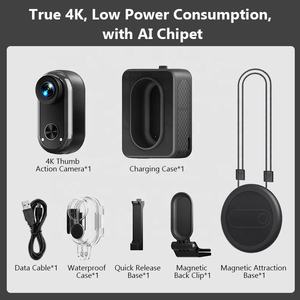 Mini Cámara de Acción UHD Real 4K con Estabilización EIS, Vista Ultra Gran Angular, Cámara Deportiva para Ciclismo, Natación y Vlogging - Product Image 3