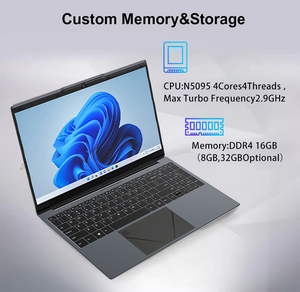 Wholesale 15.6 Inch Win 10/11 <strong>Notebook</strong> With Intel N5095 CPU 16gb DDR4 128gb SSD Rom Full Hd 1080p Screen Business Laptop - Product Image 5