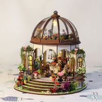 Modèle de jardin aérien 3D en bois à assembler soi-même, décoration de bureau, jouet créatif, cadeau pour votre petite amie