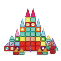 Samtoycn OEM ODM 110pcs Jouets à tige tendance Blocs de construction magnétiques Tuiles Blocs de construction magnétiques Ensemble pour enfants tout-petits