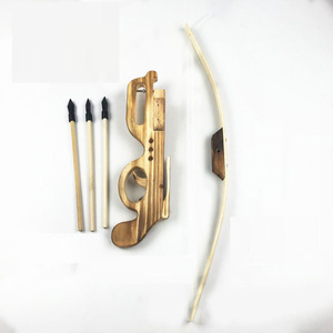 Set Educativo Fatto a Mano di Arco e Frecce <span class=keywords><strong>in</strong></span> <span class=keywords><strong>Legno</strong></span> per Bambini - Unisex - Product Image 6