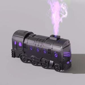 Nuevo Difusor de Aroma Ultrasónico 2024 con Control Remoto, Humidificador con Efecto de Llama, Difusor de Aceites Esenciales con Diseño de Tren - Product Image 6