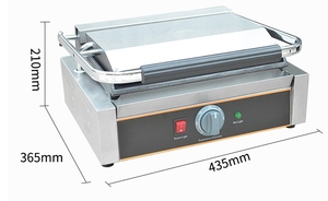 เครื่องทำแซนวิชแผ่นเหล็ก <span class=keywords><strong>Panini</strong></span> Press Commercial,เครื่องทำแซนวิชแผ่นแบนแผ่นเหล็ก - Product Image 2