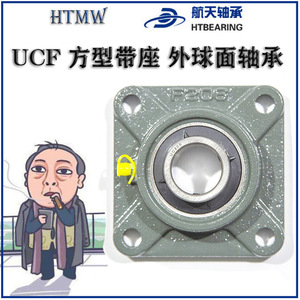 Rodamiento de Bloque de Almohada Htmw Ucf201, Eje de 12 mm, Carcasa de Hierro Fundido Métrica, Lubricado con Grasa, para Reparación de Maquinaria - Product Image 5